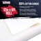 U.S. Art Supply 12-Ounce Triple Primed Gesso 12" Wide x 6' Long (2 Yards), 100% Cotton, Acid-Free - Unstretched Canvas Rolls for Painting, Oil & Acrylic, Murals - Cut To Frame Size